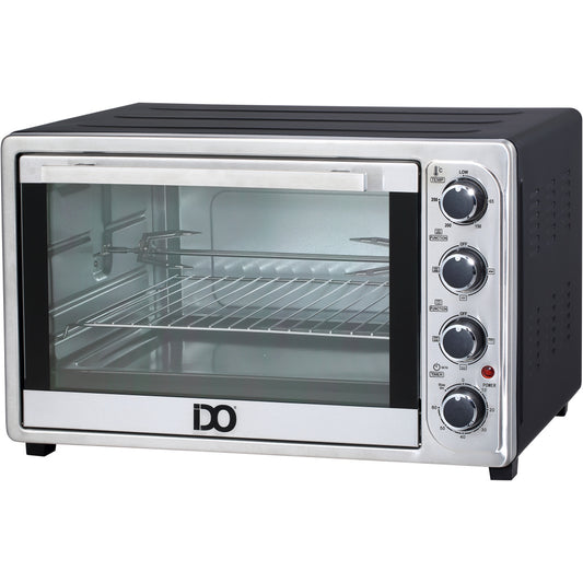 IDO Double Glass Toaster Oven 50 Liters, Silver – TO50DG-SV