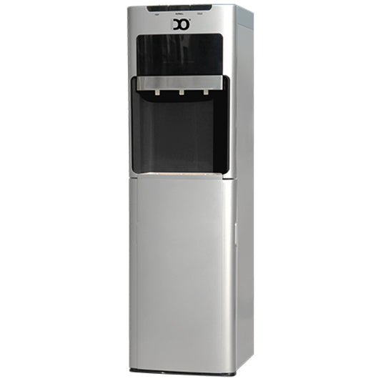 IDO 3 Nozzles Bottom Loading Water Dispenser, Black/Silver – WD301BL-SV