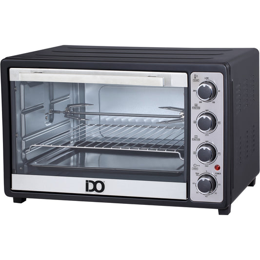 IDO Single Glass Toaster Oven 50 Liters, Black – TO50SG-BK