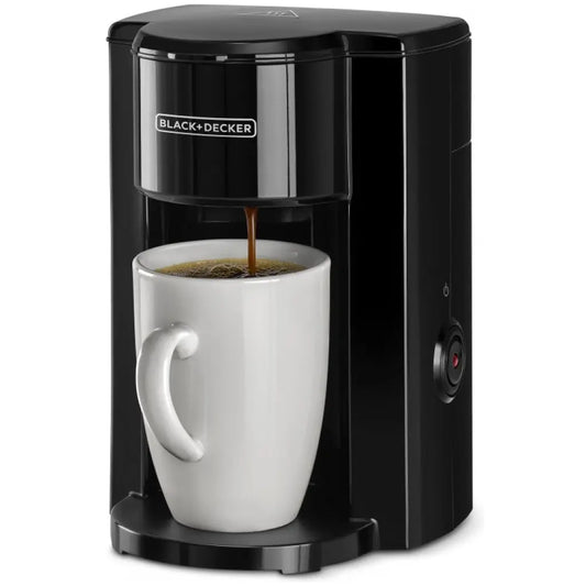 Black And Decker 330W 1 Cup Coffee Maker/ Machine for Drip Coffee, Black – DCM25N