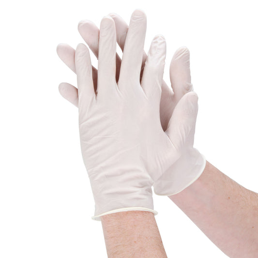 Gloves Latex Powder Free (100pcs) Large