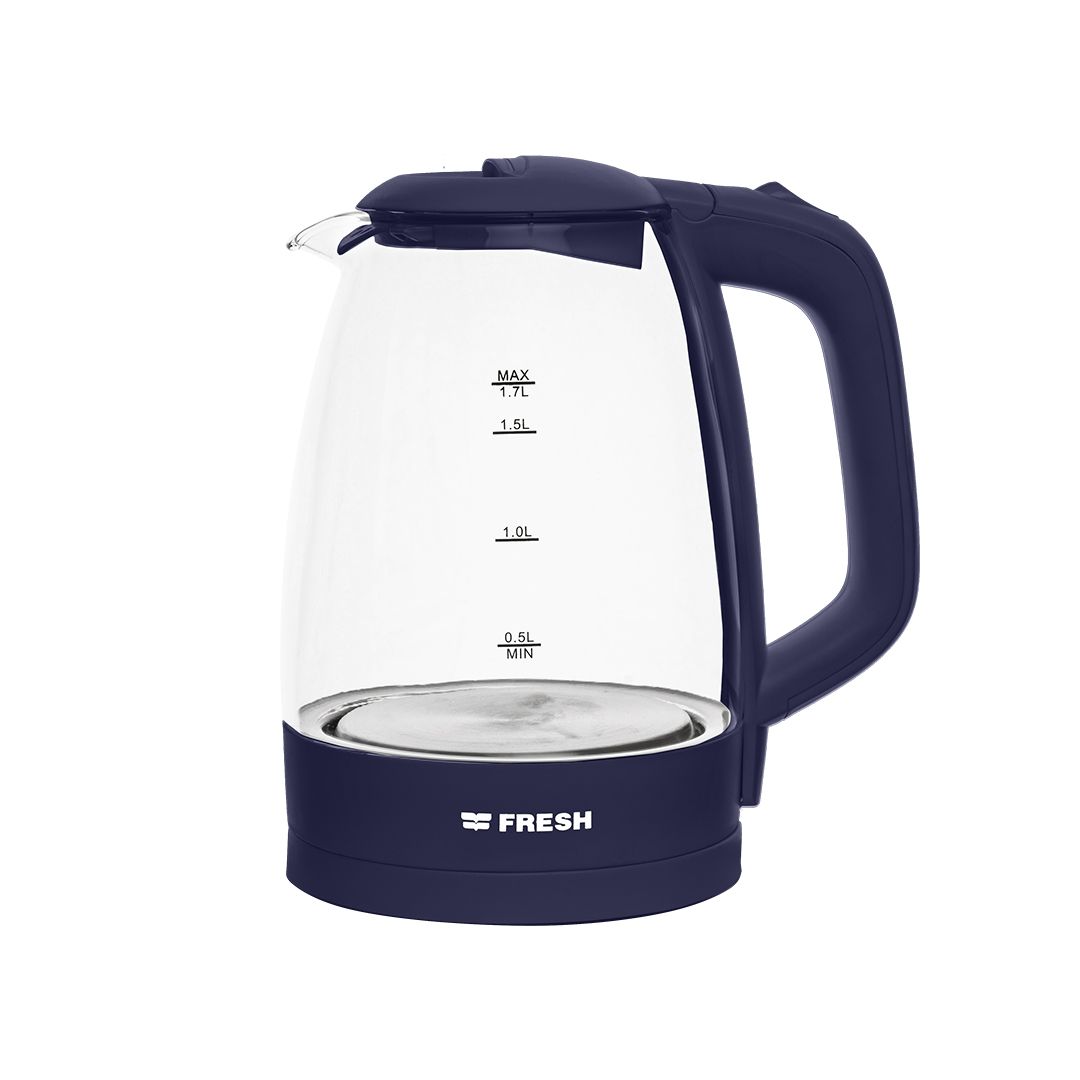 Fresh Kettle - 1.7 Liters Glass LED - Blue