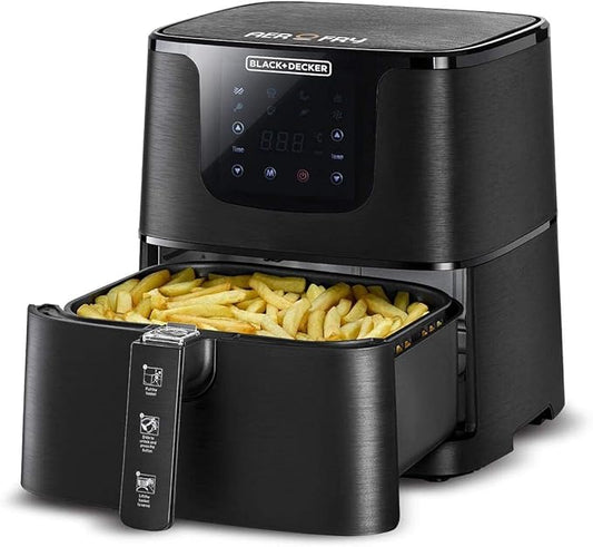 Black And Decker - Aero Fry - Digital - Oil-Free Air Fryer with Rapid Convection Technology