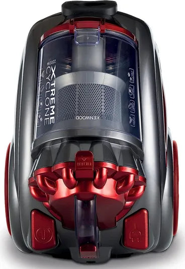 Kenwood Bagless Carpet Vacuum Cleaner, 2200 Watt, Red Grey - VBP80.000RG