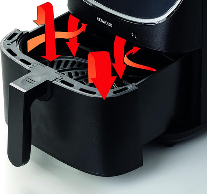 Kenwood HEALTHY FRYER 7L 1800W HFP80.000BK - Black