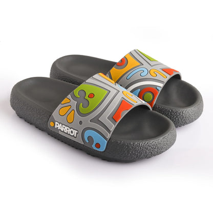 Parrot women slipper Grey -باروت شبشب حريمى رمادى