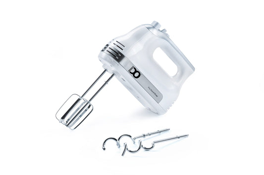 IDO White Hand Mixer 500W with 5 Speeds