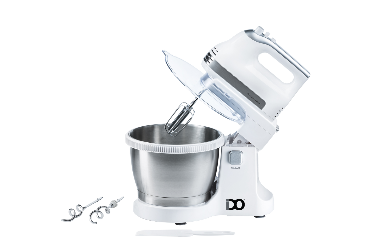 IDO White Hand Mixer with Bowl 500W