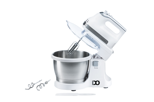 IDO White Hand Mixer with Bowl 500W