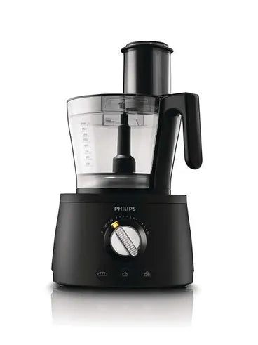 Philips 3 In 1 Avance Collection Food Processor, 3.4 Liter, 1300 Watt, Black - HR7776/90