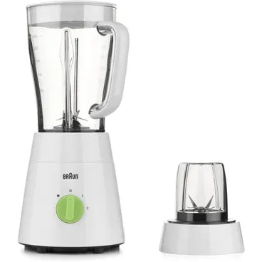 Braun Countertop Blender, 1.5 Liter, 500 Watt, White - JB0115WH