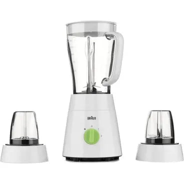 Braun Countertop Blender, 1.5 Liter, 500 Watt, White - JB0123WH