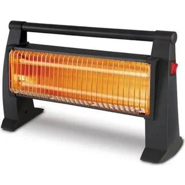 Electric Halogen Heater  واط 1200 ، 2 شمعة، أسود - IX 2819