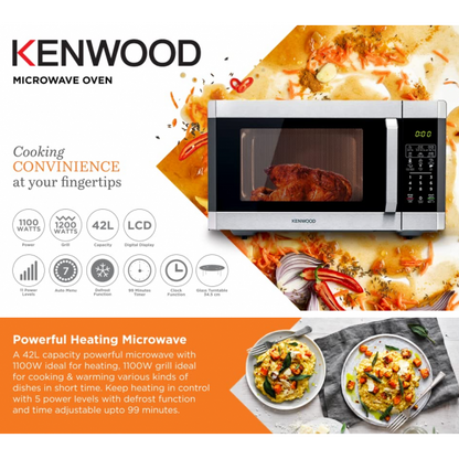 Kenwood - Microwave with grill - 42L - MWM42.000BK